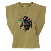 Bigfoot Realer Than Your Bitch Ass Sasquatch Garment-Dyed Women's Muscle Tee
