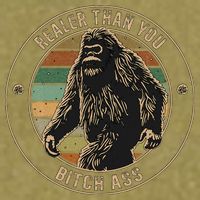 Bigfoot Realer Than Your Bitch Ass Sasquatch Garment-Dyed Women's Muscle Tee