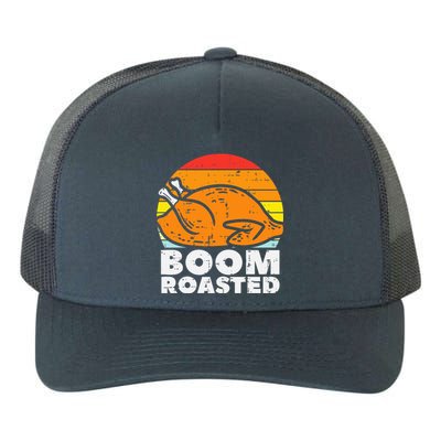 Boom Roasted Turkey Sunset Retro Thanksgiving Yupoong Adult 5-Panel Trucker Hat