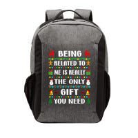 Being Related To Me Funny Xmas Family Matching Christmas Vector Backpack