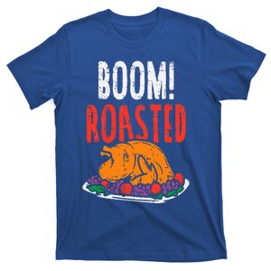 Boom Roasted Turkey Food Funny Thanksgiving Family T-Shirt