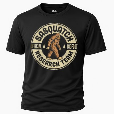 Bigfoot Research Team Retro Vintage Sasquatch Men Women Performance Shirt