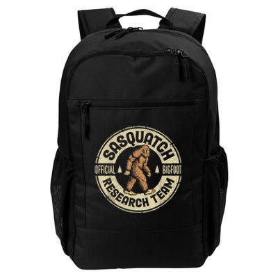 Bigfoot Research Team Retro Vintage Sasquatch Men Women Daily Commute Backpack