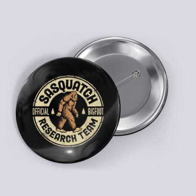 Bigfoot Research Team Retro Vintage Sasquatch Men Women Button