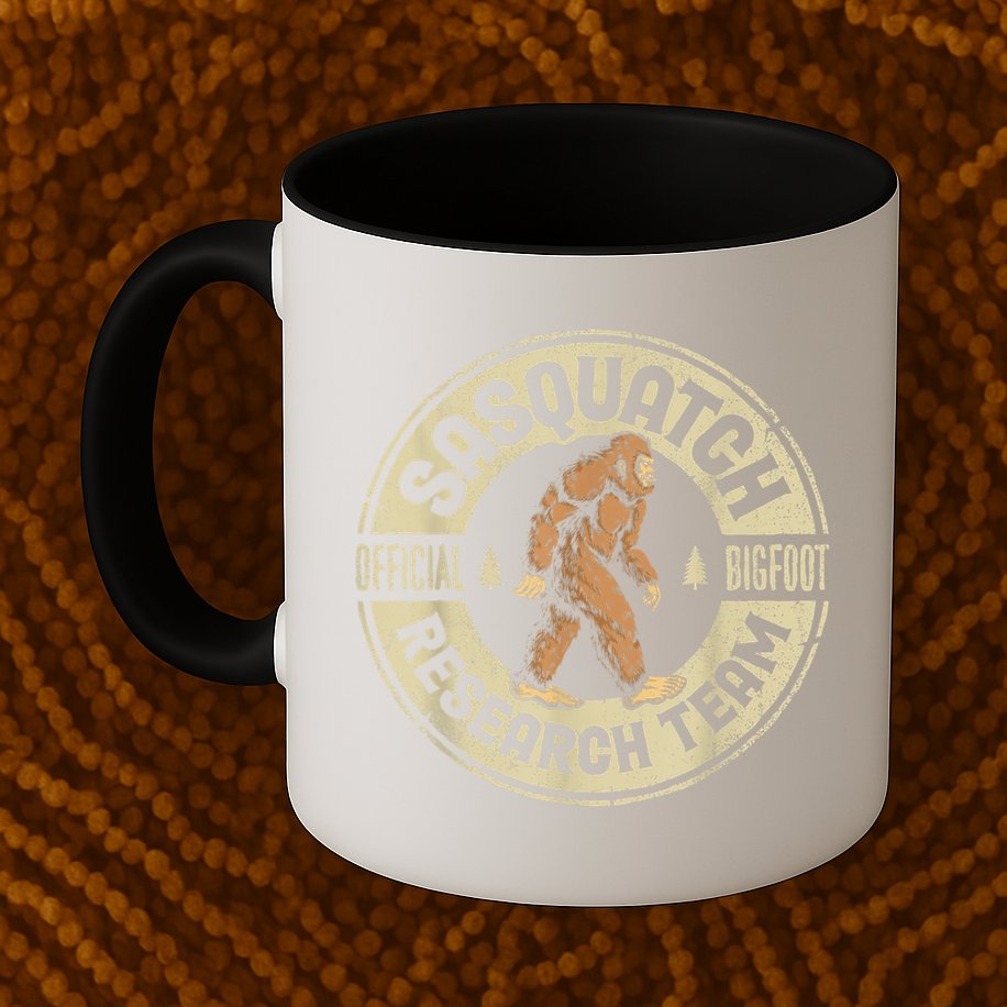 Bigfoot Research Team Retro Vintage Sasquatch Men Women Mug
