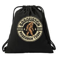 Bigfoot Research Team Retro Vintage Sasquatch Men Women Drawstring Bag