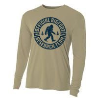 Bigfoot Research Team Retro Vintage Sasquatch Men Women Cooling Performance Long Sleeve Crew