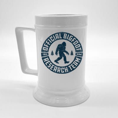 Bigfoot Research Team Retro Vintage Sasquatch Men Women Beer Stein