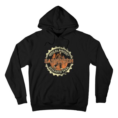 Bigfoot Research Team Retro Vintage Sasquatch Hoodie