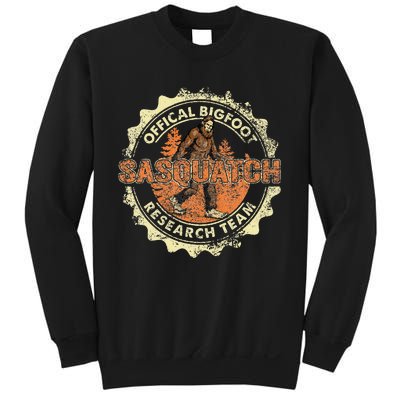 Bigfoot Research Team Retro Vintage Sasquatch Sweatshirt