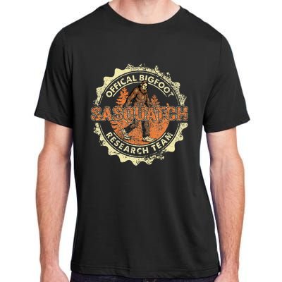 Bigfoot Research Team Retro Vintage Sasquatch Adult ChromaSoft Performance T-Shirt