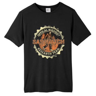 Bigfoot Research Team Retro Vintage Sasquatch Tall Fusion ChromaSoft Performance T-Shirt