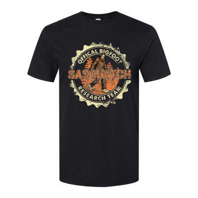 Bigfoot Research Team Retro Vintage Sasquatch Softstyle CVC T-Shirt