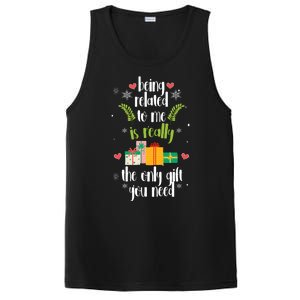 Being Related To Me Is Really The Only Gift You Need Funny Christmas PosiCharge Competitor Tank