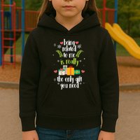 Being Related To Me Is Really The Only Gift You Need Funny Christmas Kids Hoodie