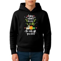 Being Related To Me Is Really The Only Gift You Need Funny Christmas Kids Hoodie