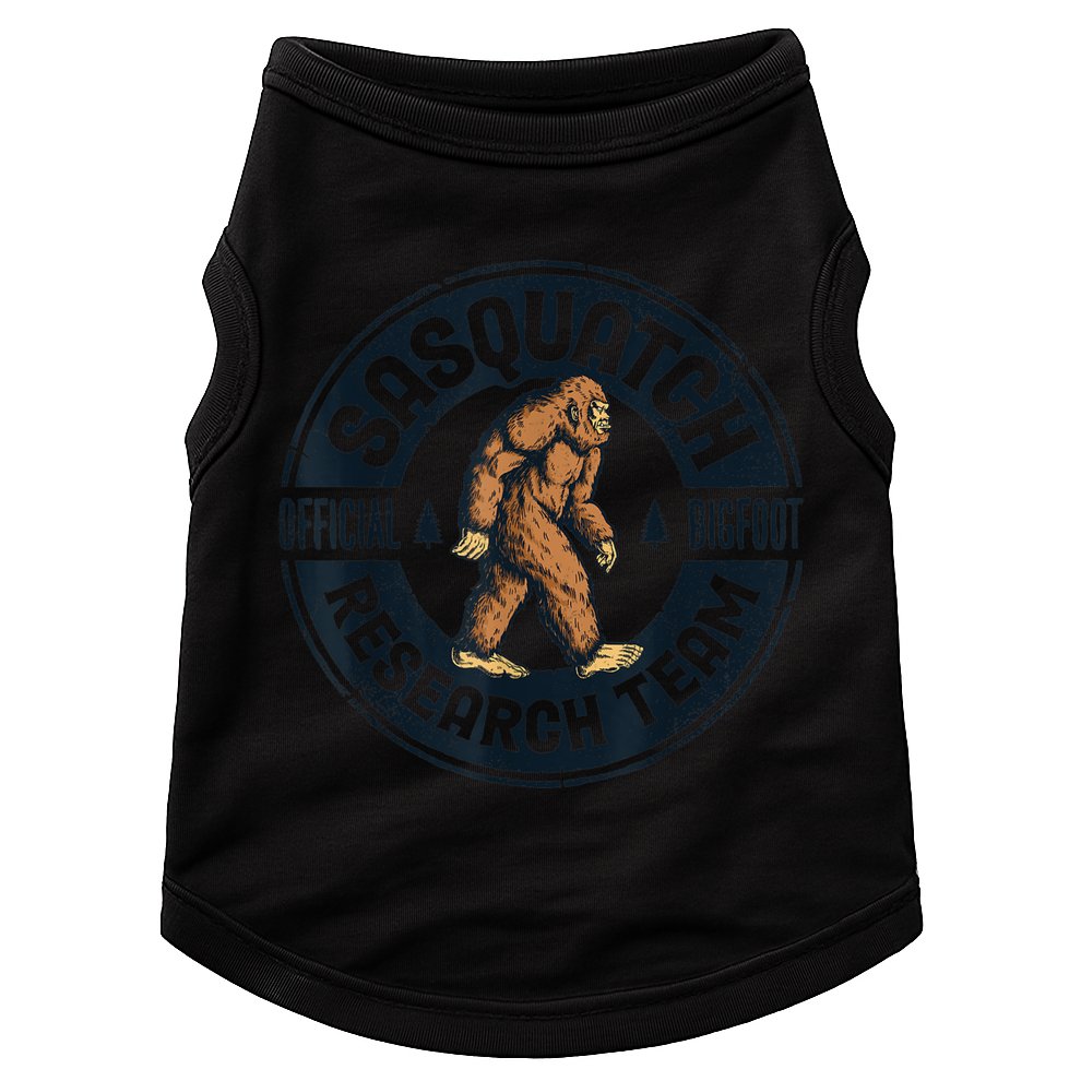 Bigfoot Research Team Retro Vintage Sasquatch Men Women Doggie Tank