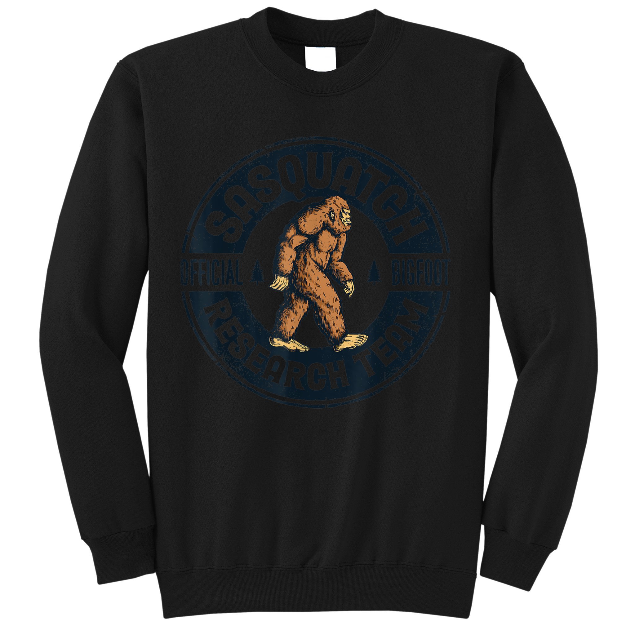 Bigfoot Research Team Retro Vintage Sasquatch Men Women Sweatshirt