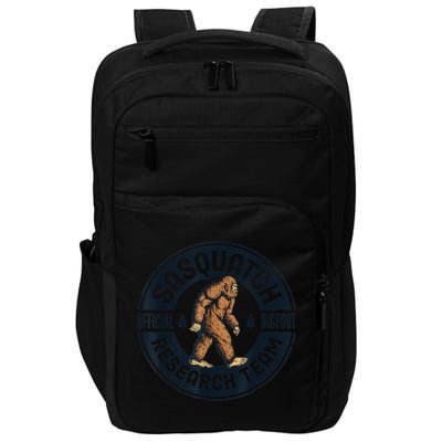 Bigfoot Research Team Retro Vintage Sasquatch Men Women Impact Tech Backpack