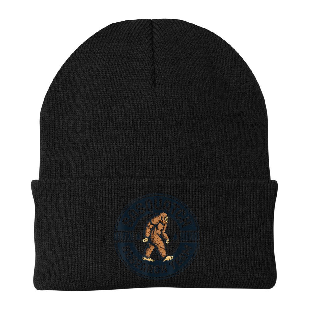Bigfoot Research Team Retro Vintage Sasquatch Men Women Beanie