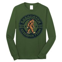 Bigfoot Research Team Retro Vintage Sasquatch Men Women Long Sleeve Shirt
