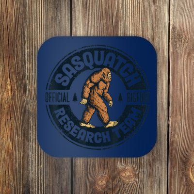 Bigfoot Research Team Retro Vintage Sasquatch Men Women Coaster