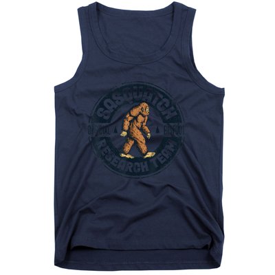 Bigfoot Research Team Retro Vintage Sasquatch Men Women Tank Top