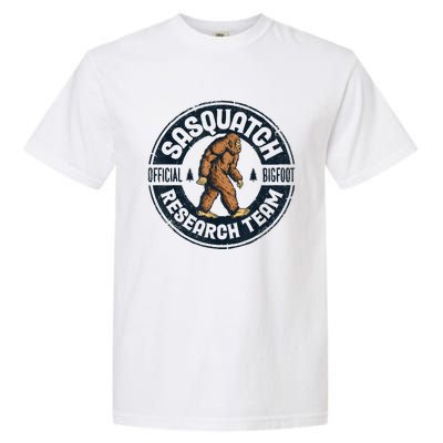 Bigfoot Research Team Retro Vintage Sasquatch Men Women Garment-Dyed Heavyweight T-Shirt