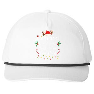 Being Related To Me Funny Christmas Family Xmas Snapback Five-Panel Rope Hat