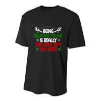 Being Related To Me Is Really The Only Gift You Need Christmas Youth Performance Sprint T-Shirt