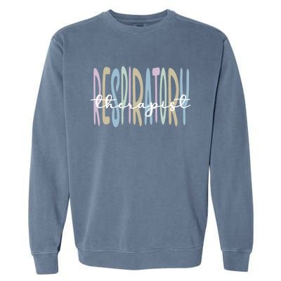 Best Respiratory Therapist Respiratory Therapy Cute Gift Garment-Dyed Sweatshirt