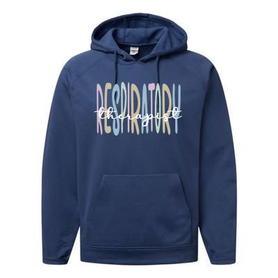 Best Respiratory Therapist Respiratory Therapy Cute Gift Performance Fleece Hoodie