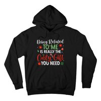 Being Related To Me Xmas Family Merry Christmas Tank Top Hoodie