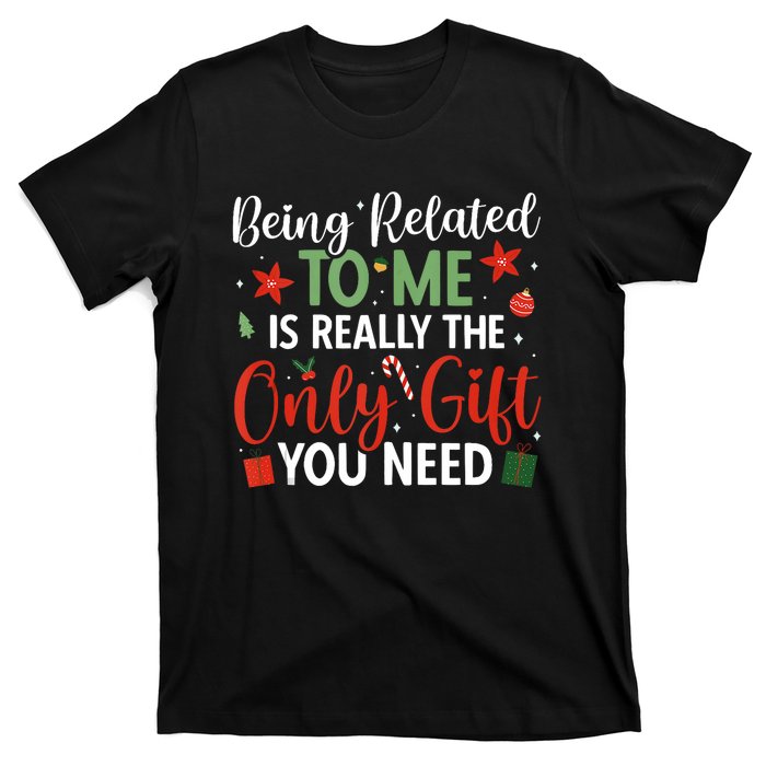 Being Related To Me Xmas Family Merry Christmas Tank Top T-Shirt