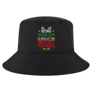 Being Related To Me Funny Christmas Family Xmas Pajamas Cool Comfort Performance Bucket Hat