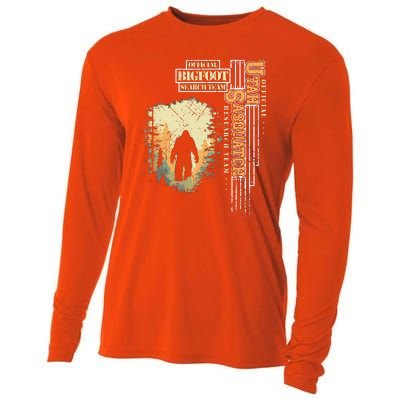 Bigfoot Research Team For Utah Sasquatch Believer Cooling Performance Long Sleeve Crew