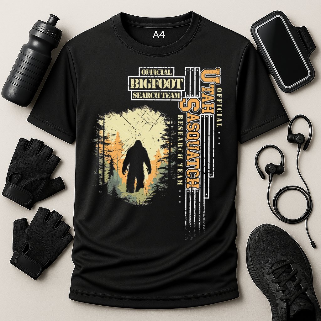 Bigfoot Research Team For Utah Sasquatch Believer Performance Shirt