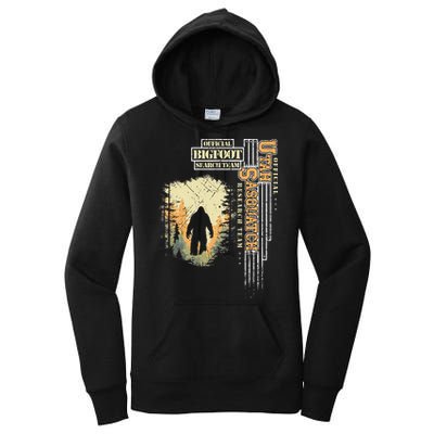 Bigfoot Research Team For Utah Sasquatch Believer Women's Pullover Hoodie
