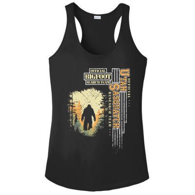 Bigfoot Research Team For Utah Sasquatch Believer Ladies PosiCharge Competitor Racerback Tank