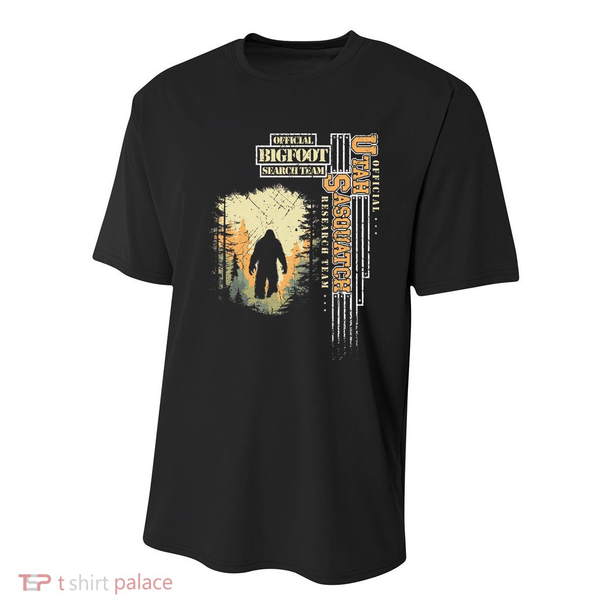 Bigfoot Research Team For Utah Sasquatch Believer Youth Performance Sprint T-Shirt