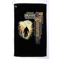 Bigfoot Research Team For Utah Sasquatch Believer Golf Towel
