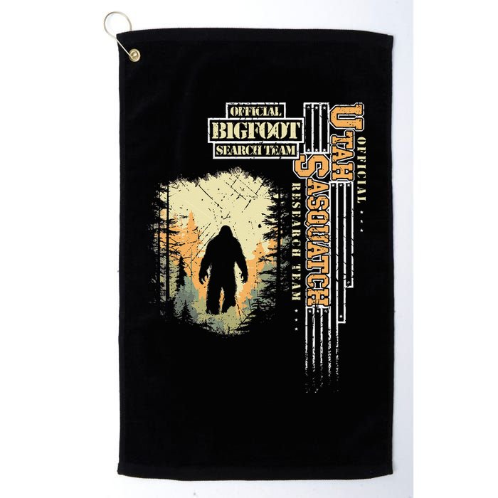 Bigfoot Research Team For Utah Sasquatch Believer Golf Towel