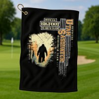 Bigfoot Research Team For Utah Sasquatch Believer Golf Towel