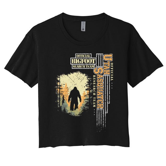 Bigfoot Research Team For Utah Sasquatch Believer Crop Top