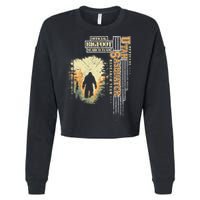Bigfoot Research Team For Utah Sasquatch Believer Cropped Pullover Crew