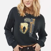 Bigfoot Research Team For Utah Sasquatch Believer Cropped Pullover Crew