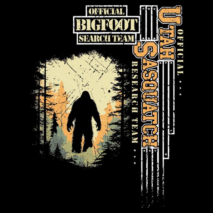 Bigfoot Research Team For Utah Sasquatch Believer Cropped Pullover Crew