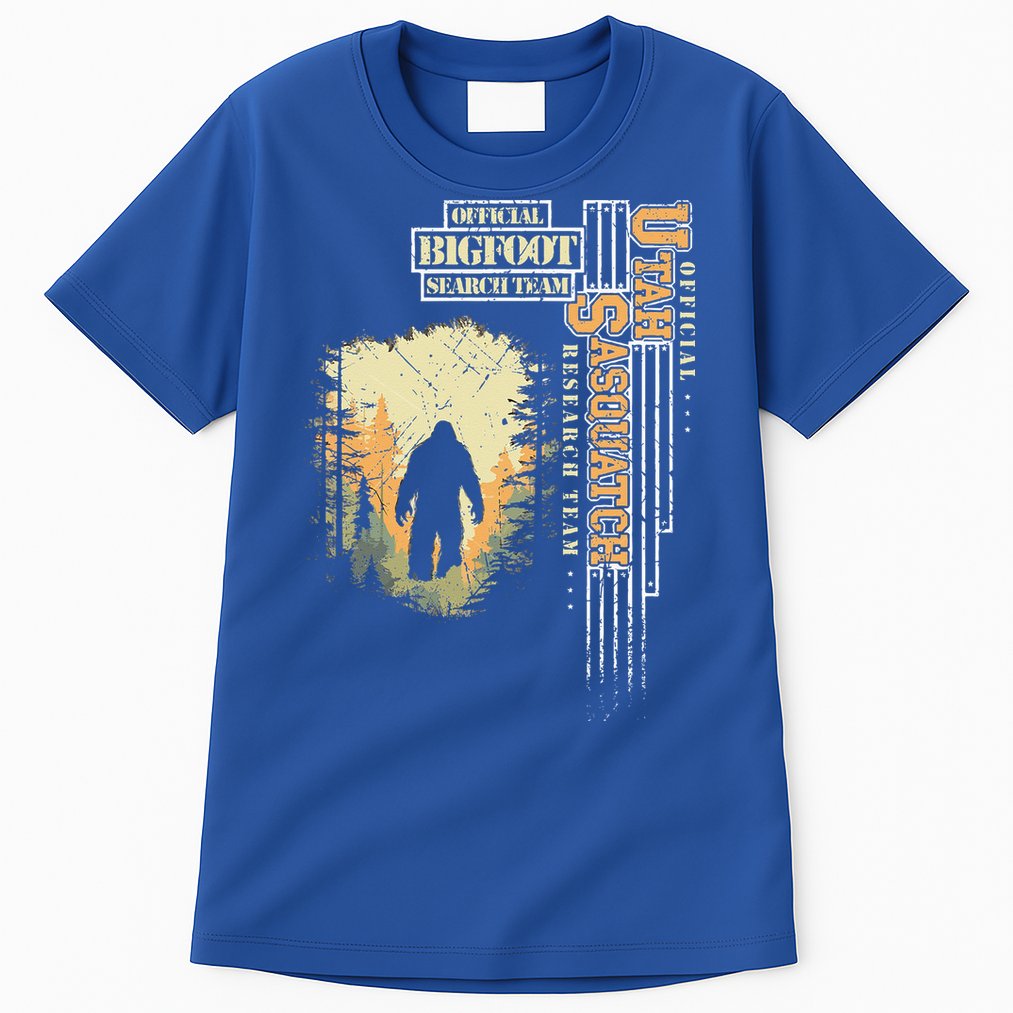 Bigfoot Research Team For Utah Sasquatch Believer Tall T-Shirt
