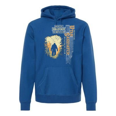 Bigfoot Research Team For Utah Sasquatch Believer Premium Hoodie