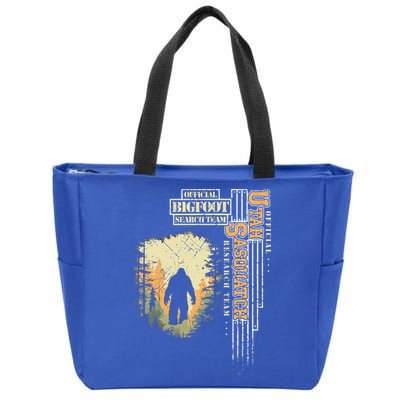 Bigfoot Research Team For Utah Sasquatch Believer Zip Tote Bag